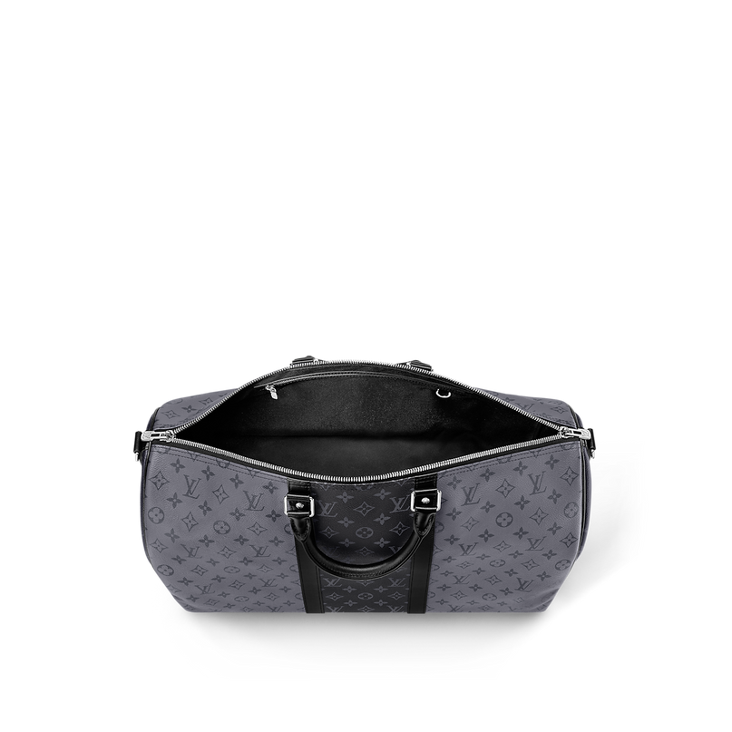 Sac Keepall Bandoulière 50 - LV - Gris