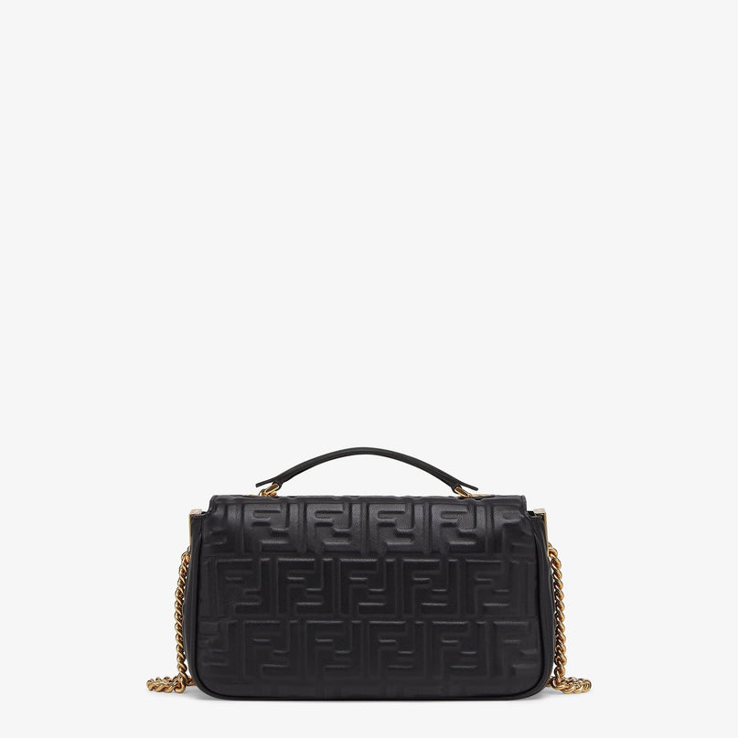 Sac Fendi Baguette Chain Midi - Noir
