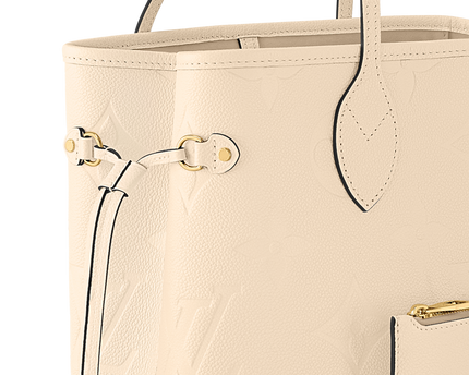 Sac Neverfull MM- LV - Blanc cassé