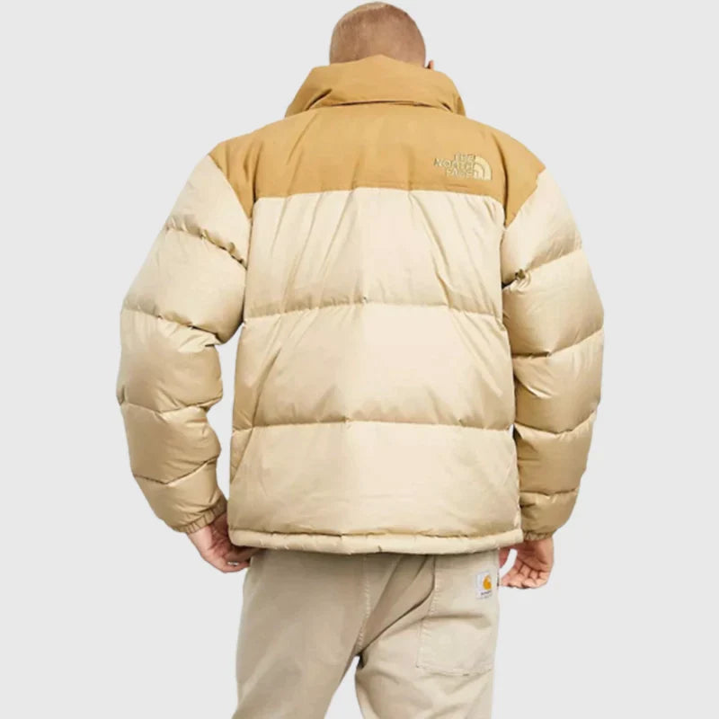 Brown Tan Nuptse 700 Pour Homme TNF