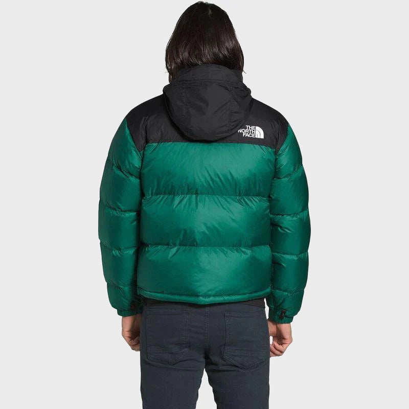 Green Retro Nuptse 700 Pour Homme