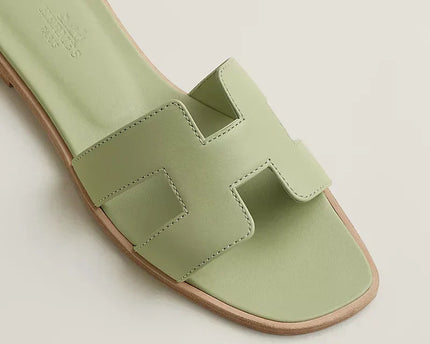 Hermes - Claquettes Vert de mer