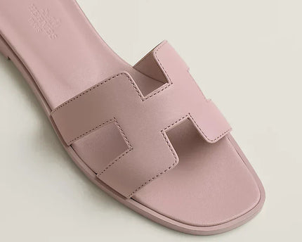 Hermes - Claquettes Rose Cancan