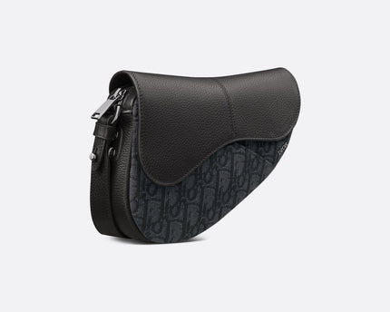 Mini sac Saddle Dior - Noir