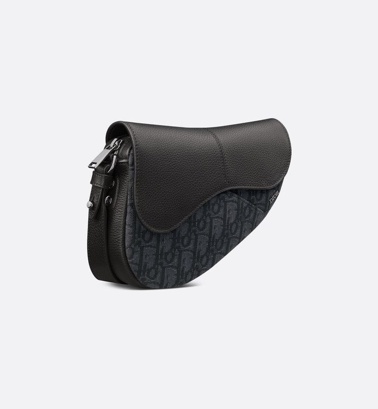 Mini sac Saddle Dior - Noir