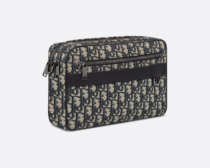Sac bandoulière Maxi Safari Dior - Noir Beige