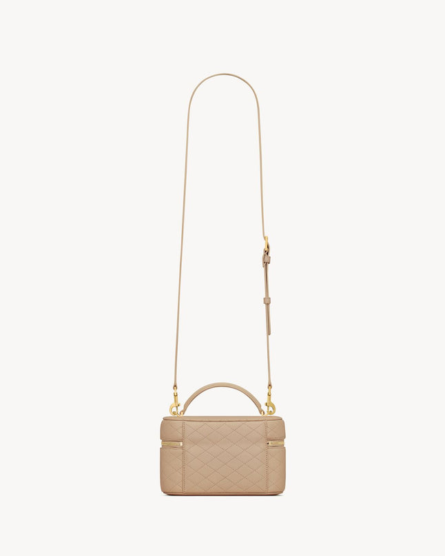 GABY VANITY EN CUIR D’AGNEAU  - YSL - BEIGE