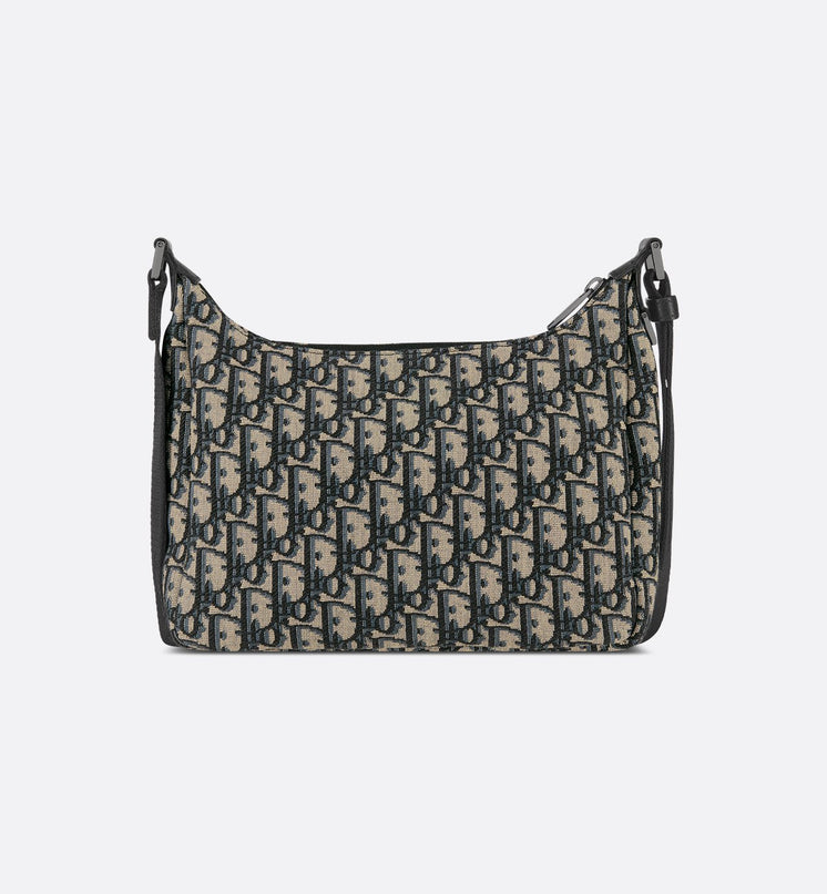 Sac Hobo Rider Soft Small Dior - Beige Noir