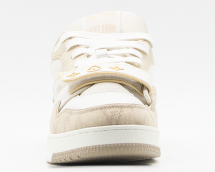 Sneaker LV Trainer Velcro Beige White