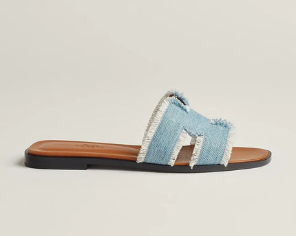 Sandales Oran - Bleu clair - Hermes