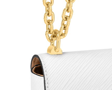 Sac Twist MM - LV - Blanc