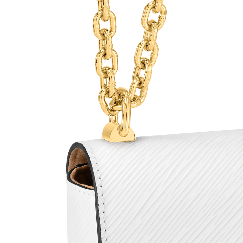 Sac Twist MM - LV - Blanc