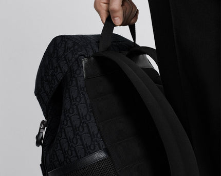 Sac à dos à rabat Dior 8 Noir