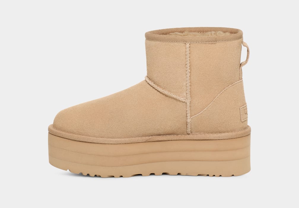 Botte UGG Classic Mini À Platforme - Beige