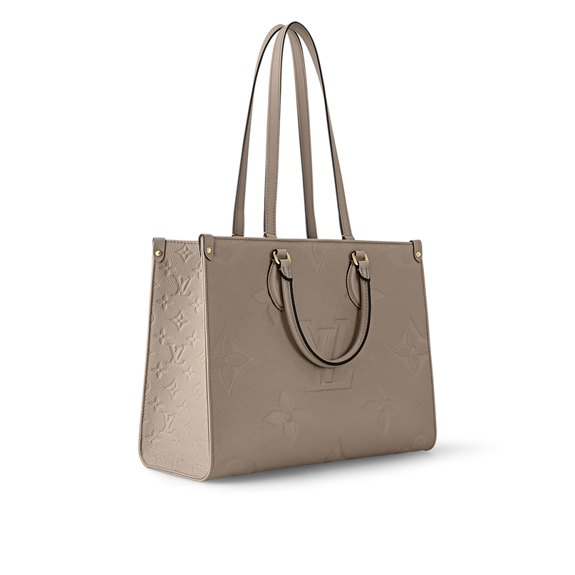 Cabas OnTheGo MM - LV - Gris beige