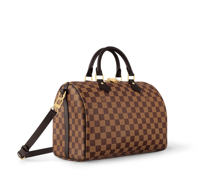 Sac Speedy Bandoulière 30 - LV - Marron clair