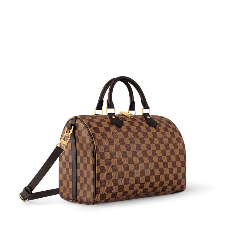 Sac Speedy Bandoulière 30 - LV - Marron clair