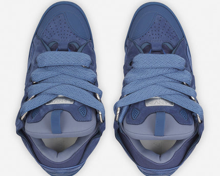 LANVIN LEATHER CURB BLEU MARINE