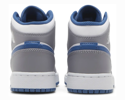 Air Jordan 1 Mid True Blue Cement