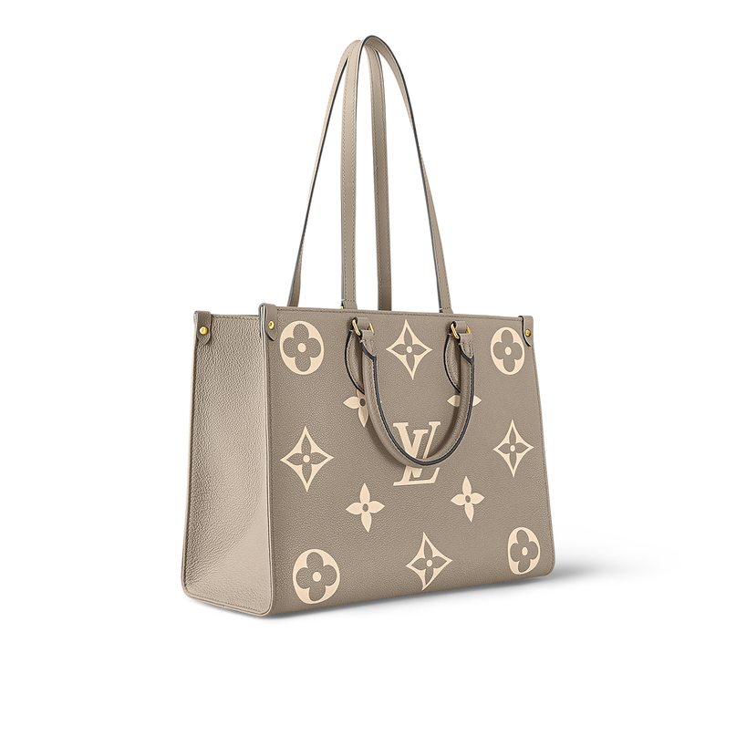 Cabas OnTheGo MM - LV - Gris Blanc