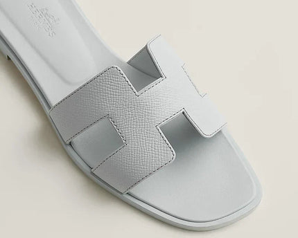 Hermes - Claquettes Bleu glacier