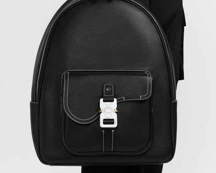 Sac à dos zippé Saddle - Dior - Black