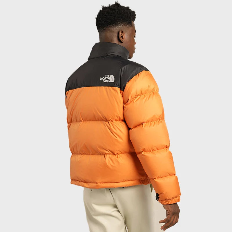 Orange Retro Nuptse 700 Pour Homme