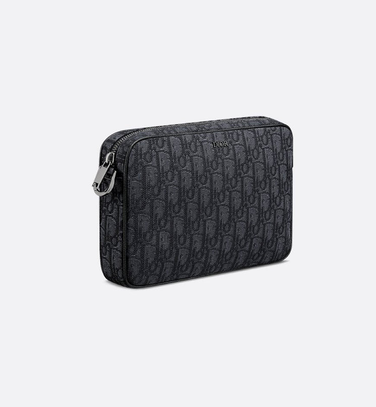 Triple Pouch Saddle Dior Noir