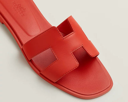 Hermes - Claquettes Orange capucine