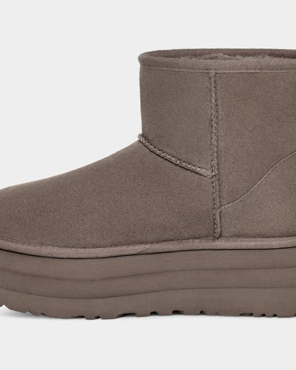 Botte UGG Classic Mini À Platforme - Gris