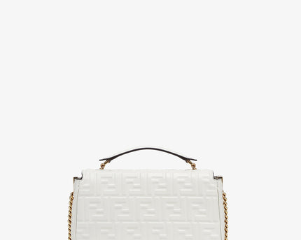Sac Fendi Baguette Chain Midi - Blanc