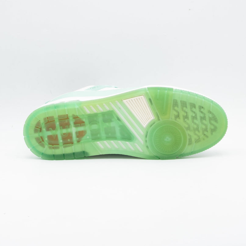 Sneaker LV Trainer Green White