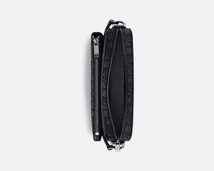 Triple Pouch Saddle Dior - Noir