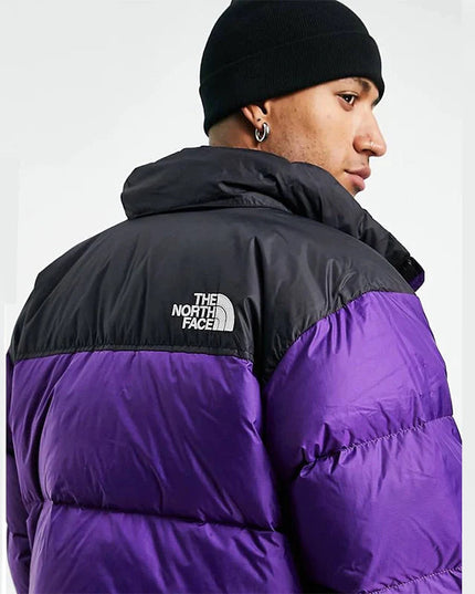 Purple Retro Nuptse 700 Pour Homme