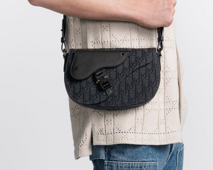 Sac Messenger Saddle Dior - Noir