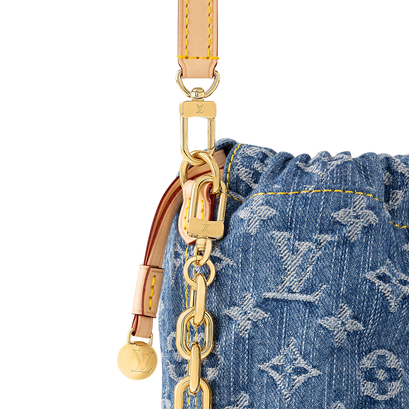 Sac Nano Noé - LV - Bleu jeans