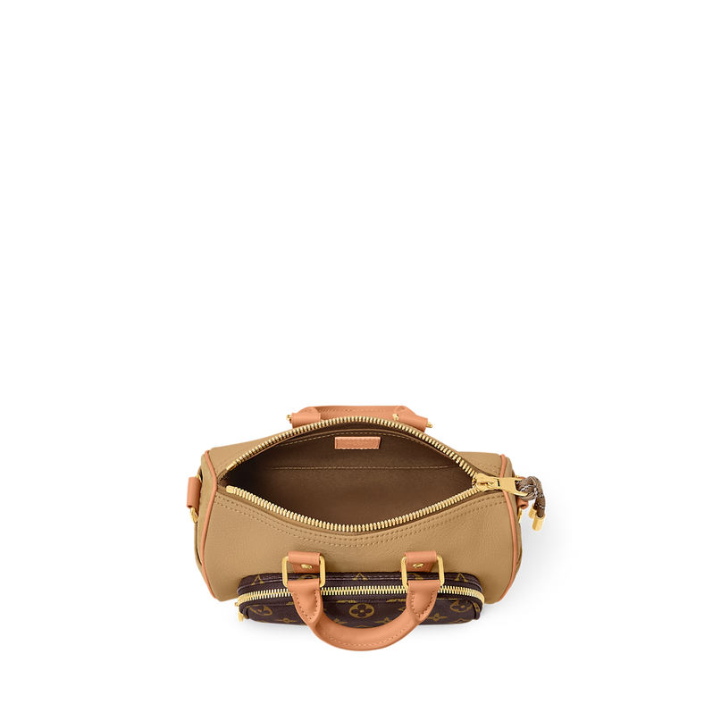 Sac Keepall Bandoulière 25 - LV - Beige