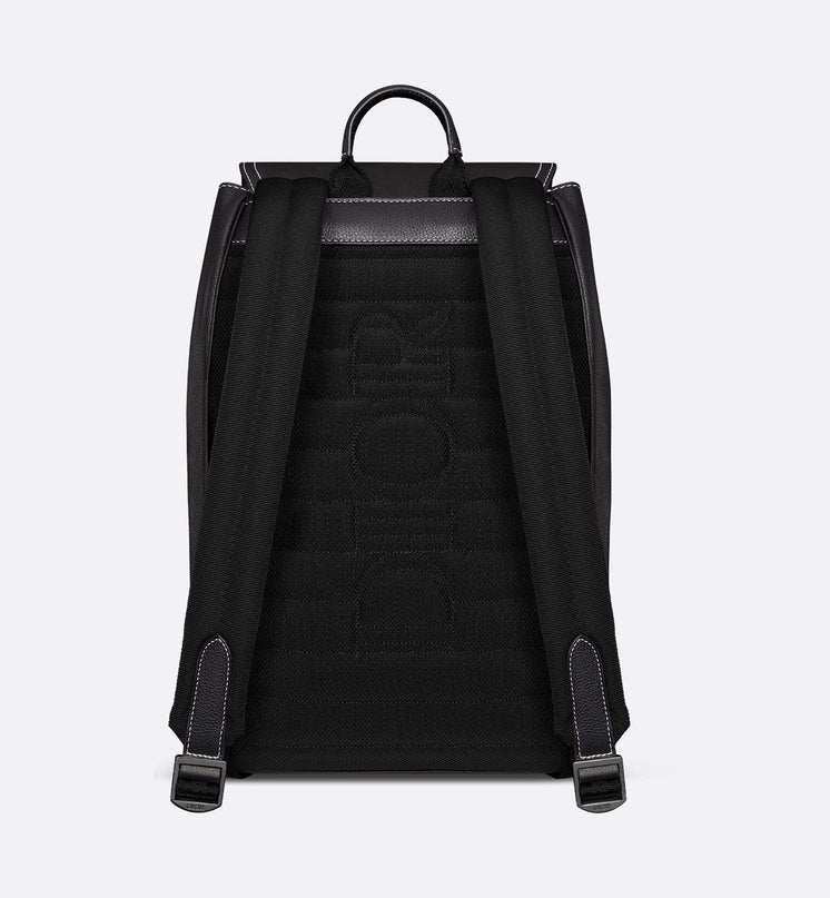 Sac à dos à rabat Saddle - Dior - Full Black