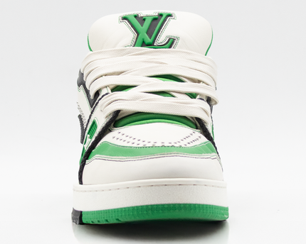 Sneaker LV Trainer White Green