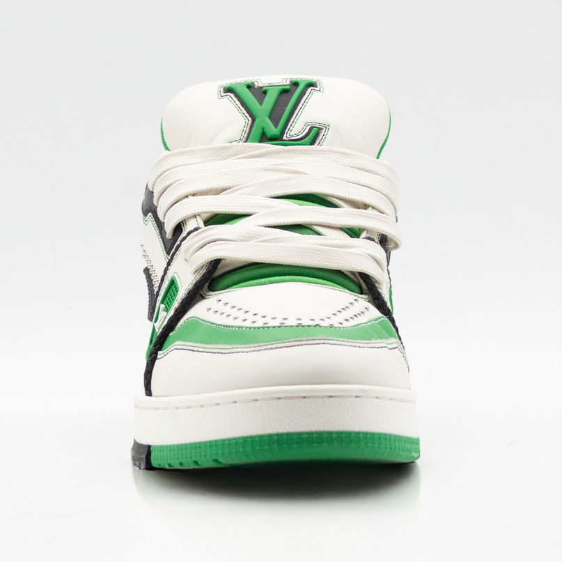 Sneaker LV Trainer White Green