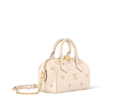 Sac Speedy Bandoulière 20 - LV - Blanc/Rose