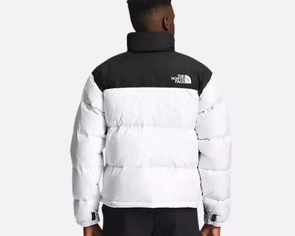 White Retro Nuptse 700 Pour Homme