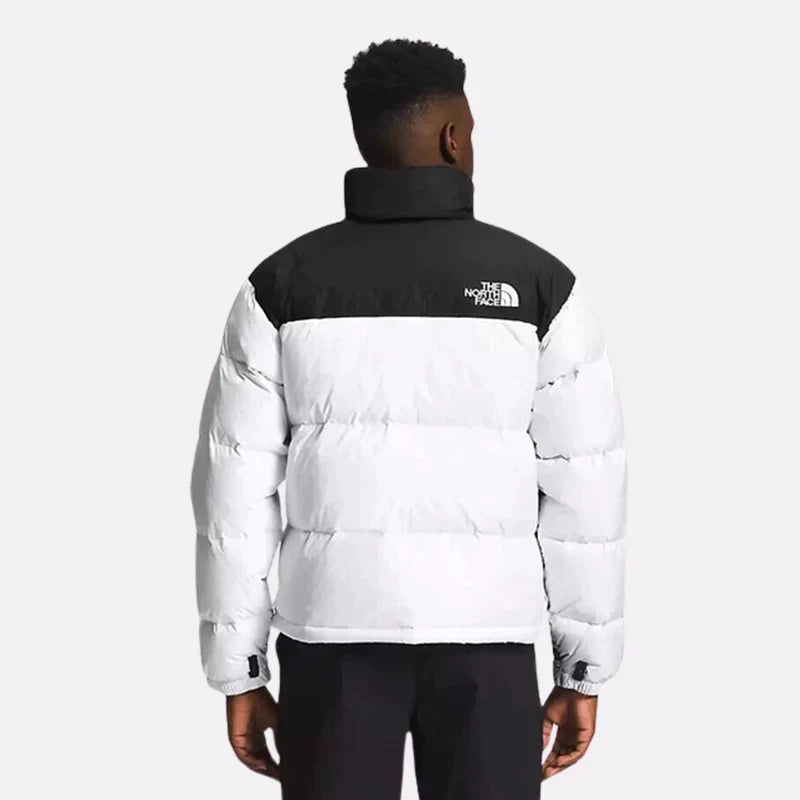 White Retro Nuptse 700 Pour Homme