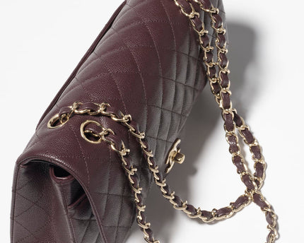 SAC CLASSIQUE 11.12  - CHANEL - Rouge bordeau
