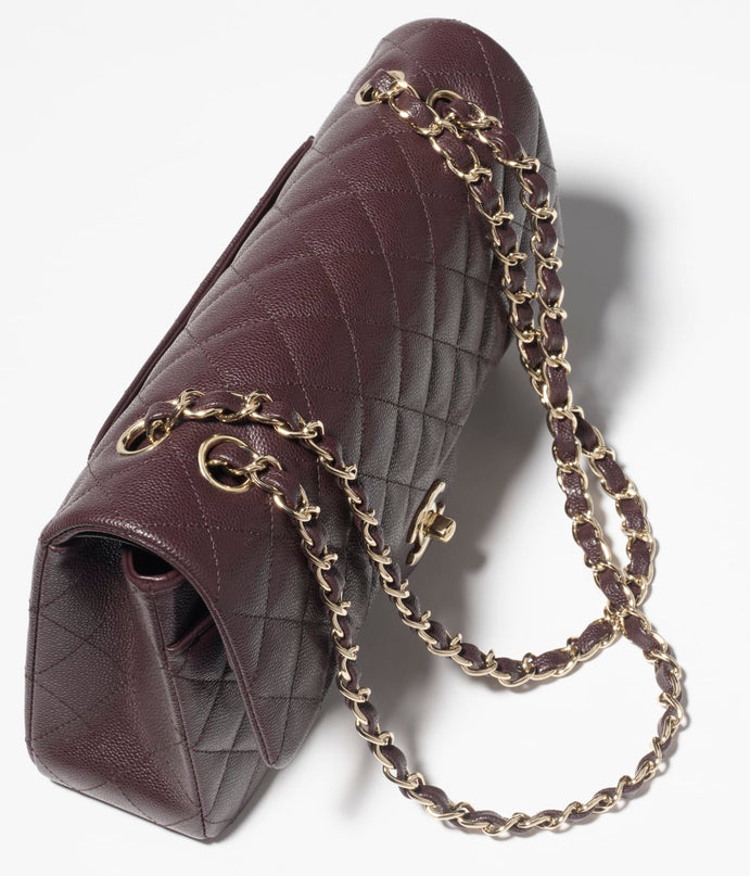 SAC CLASSIQUE 11.12  - CHANEL - Rouge bordeau