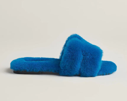 Sandales Oran - Bleu océan - Hermes