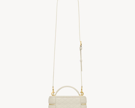 GABY VANITY BAG EN CUIR D’AGNEAU  - YSL - BLANC