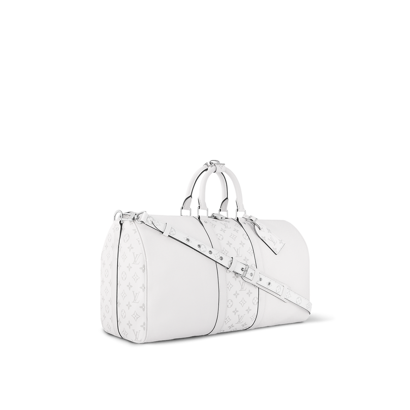 Sac Keepall Bandoulière 50 - LV - Blanc