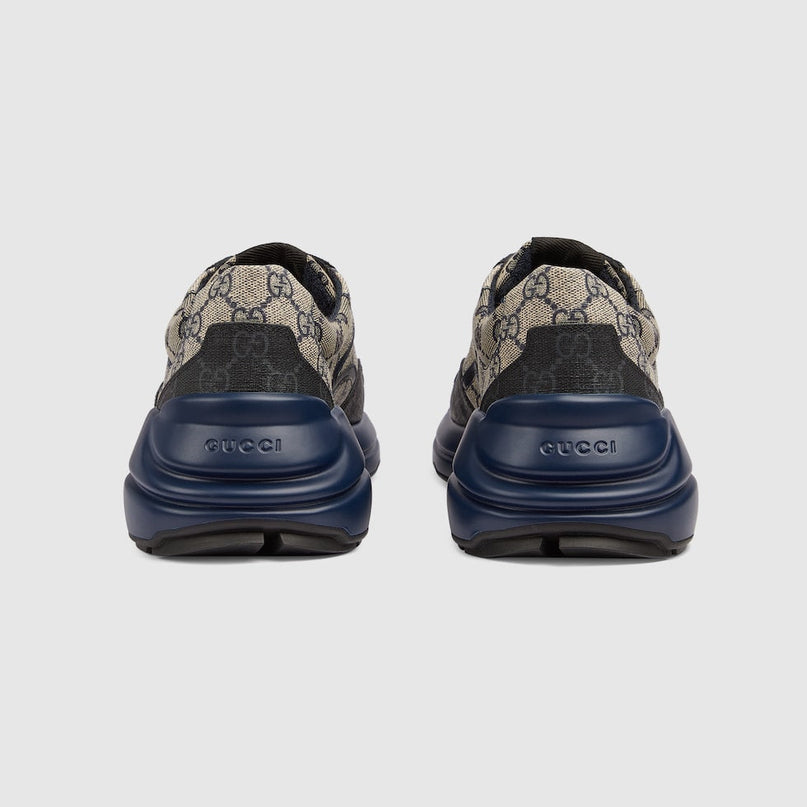 BASKETS GUCCI RHYTON - BLEU