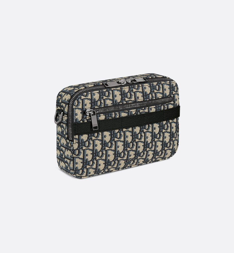 Sac bandoulière Safari Dior - Noir Beige